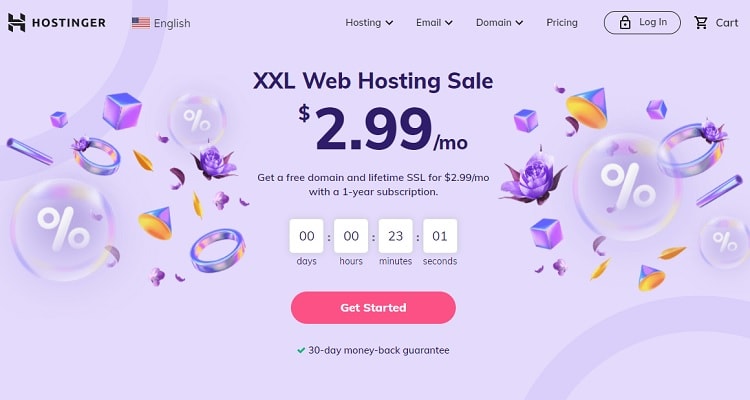 Hostinger Homepage