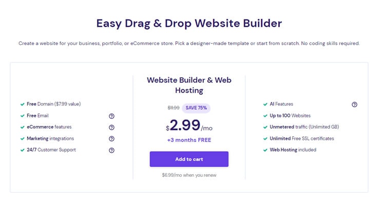 Hostinger Web Builder Offers a Better Deal