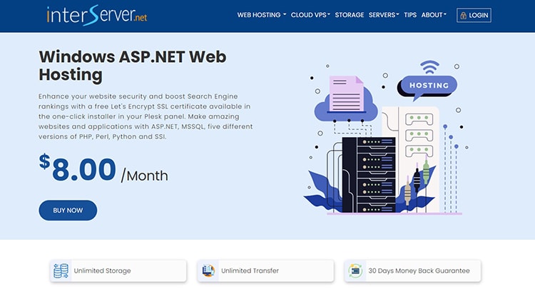 InterServer Windows Hosting