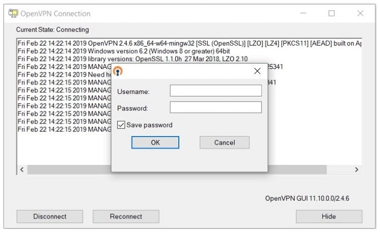 setting up VPN on Windows 10 using manual installation