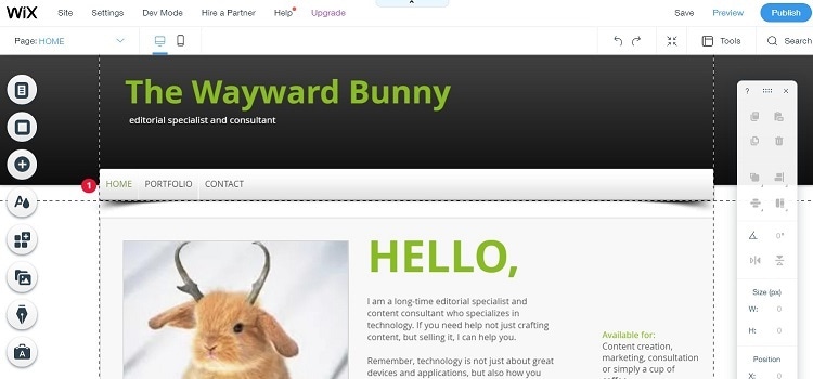 Wix as a WordPress Alternative