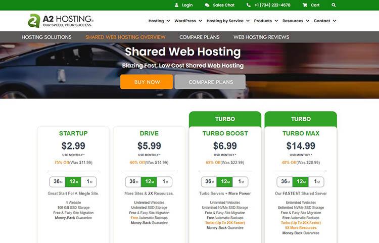 A2 Hosting - - iPage alternative